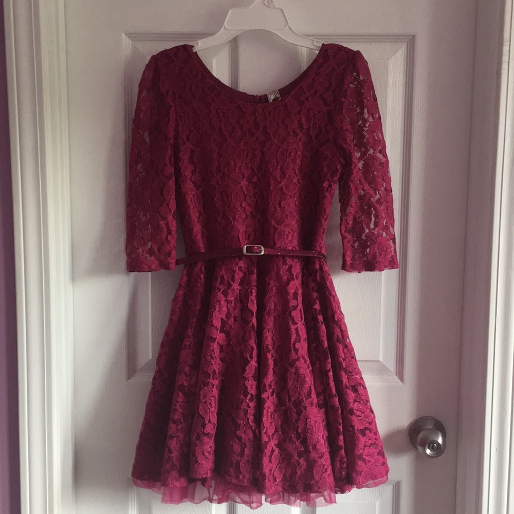 Beautiful Purple Red Dress